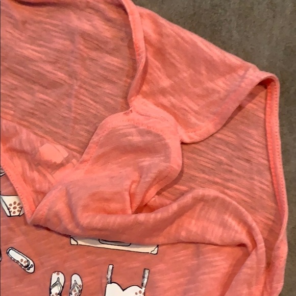 Girls Abercrombie peach tank with sequin detail - Picture 6 of 9